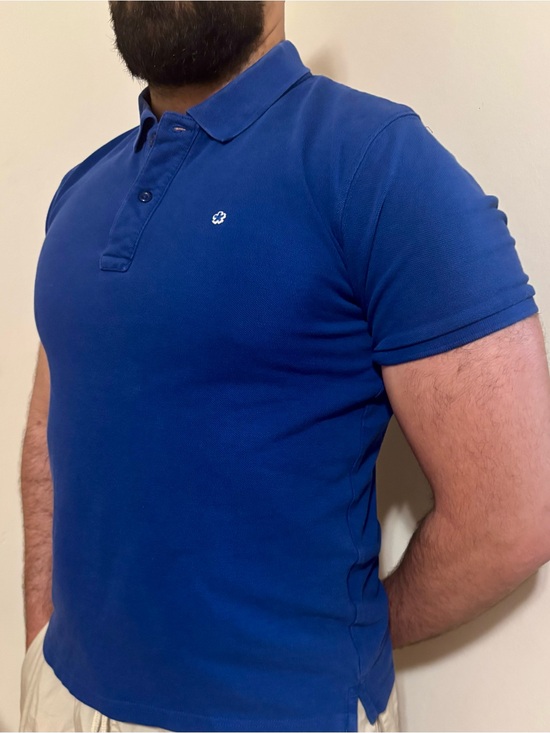 Celio Other - Men’s Slim Fit Polo Shirt in Cobalt Blue
